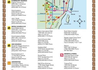 Doral Breeze Luxury Tower brochure map page