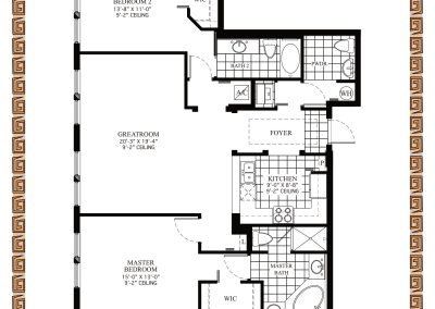 Doral Breeze Luxury Tower brochure chloris model floor plan