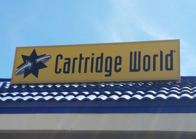 Cartridge World exterior sign