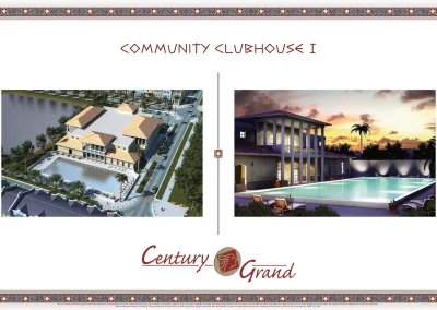 Centry Gardens community clubhouse tradeshow graphic